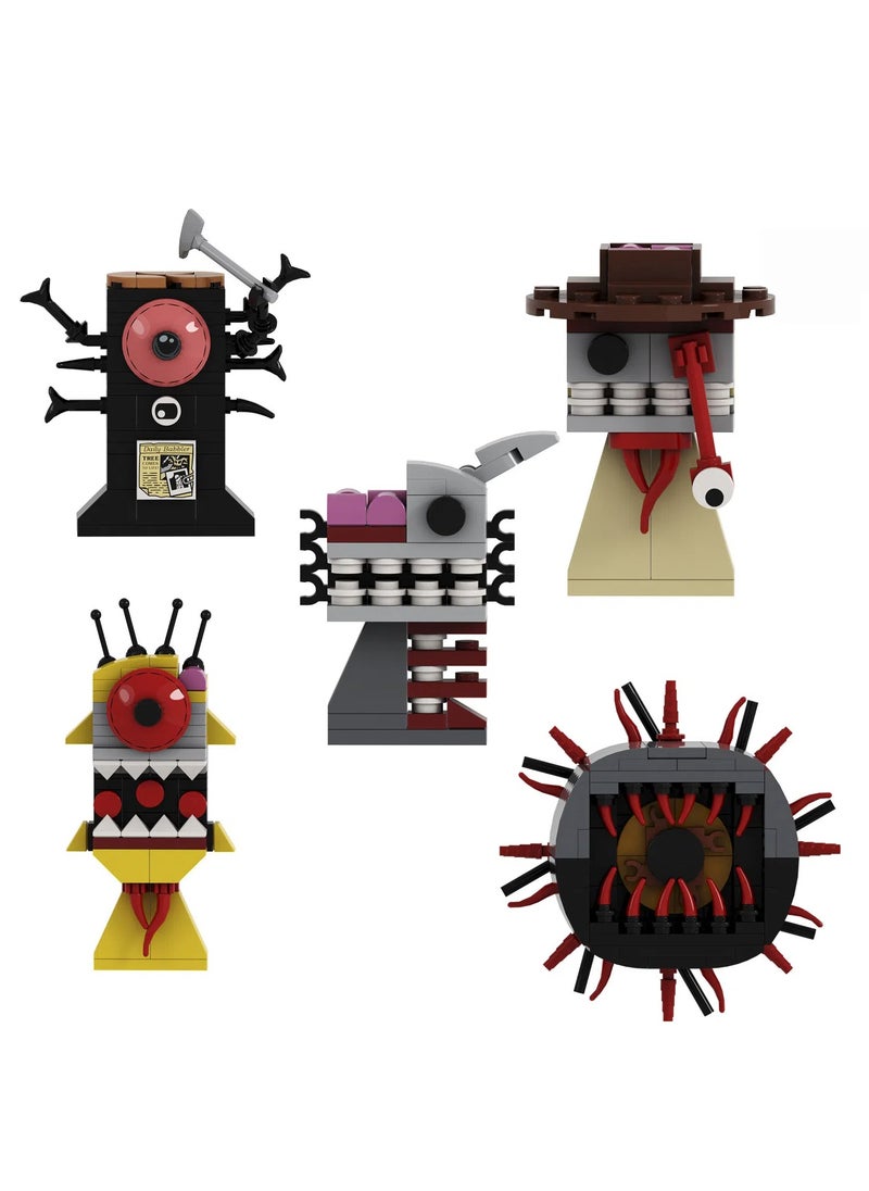 General Parasite version rhythm box monster game figure building toy accurately restoring the details of game characters 