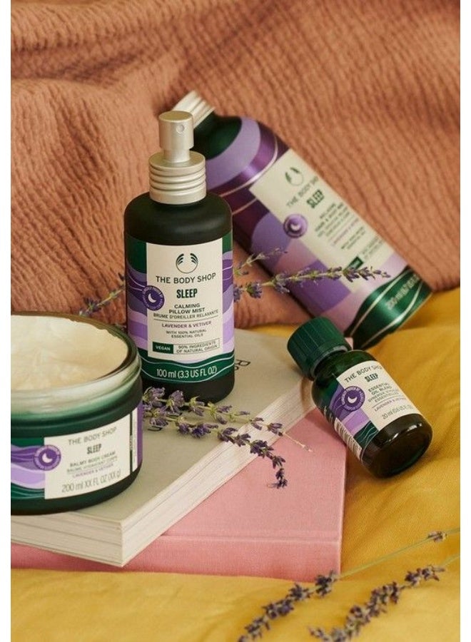THE BODY SHOP Sleep Calming Pillow Mist – Bedtime Spray with Lavender & Vetiver Essential Oils, Improves Sleep Quality, Vegan, 90% Natural Origin Ingredients, 100ml - Image 2