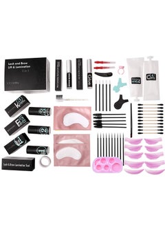 ICONSIAM Lash Lift Brow Lamination Kit 7 Minutes Perm Lash Rapid Eyelash Perming Kit With Silicone Shield & Tool Durable Lash Lifts Curling Lash 6 Week Full Eyebrow Lamination Set Diy At Home Easily  - Image 3