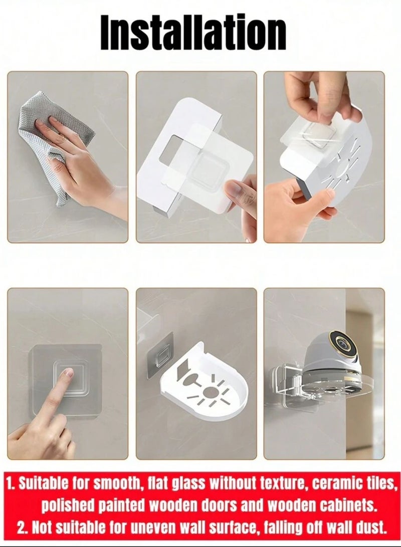 Small Wall Shelf for Surveillance Cameras, Speakers, Baby Monitors, and More – Universal Adhesive Shelf, Easy to Install without Drilling  - Image 3