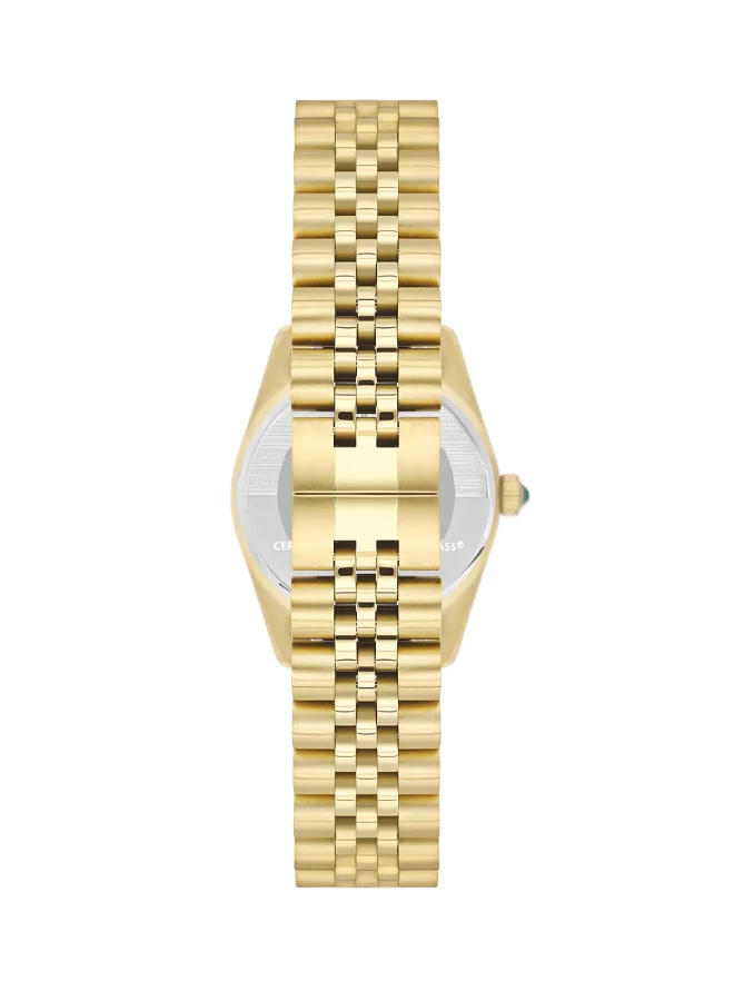 بيفرلي هيلز بولو كلوب Polo Club Women's Watch, Analog Display and Metal Strap - BP3629X.130, Gold