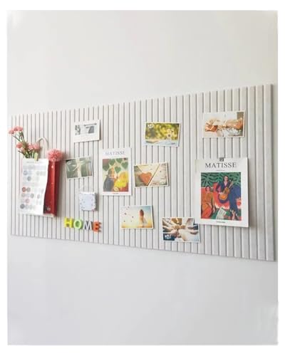 Rokeblau 48 x 32 inches Large Bulletin Board Decorative Felt Pin Board 035 Thick Foldable Photo Display Board with SelfAdhesive Tape Vision Board for School Home Kitchen Office Walls Beige - Image 1