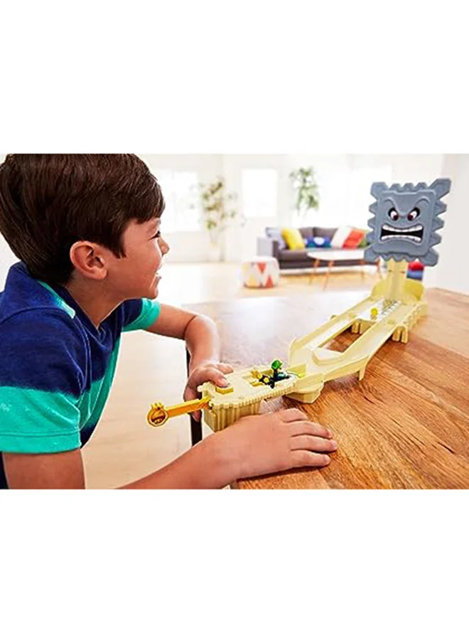 HotWheels Hw Mario Kart Levels Track Set Thwomp