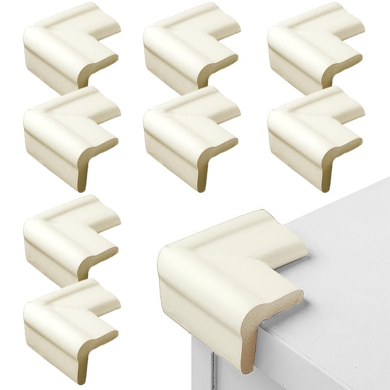 Dekukar (8 Pack) Corner Protectors for Kids, Upgraded Foam Soft Corner Guards Baby Safety Furniture Table Sharp Corner Protection, Self-Adhesive Cushion Bumpers, Pre-Taped for Direct Use - Image 1