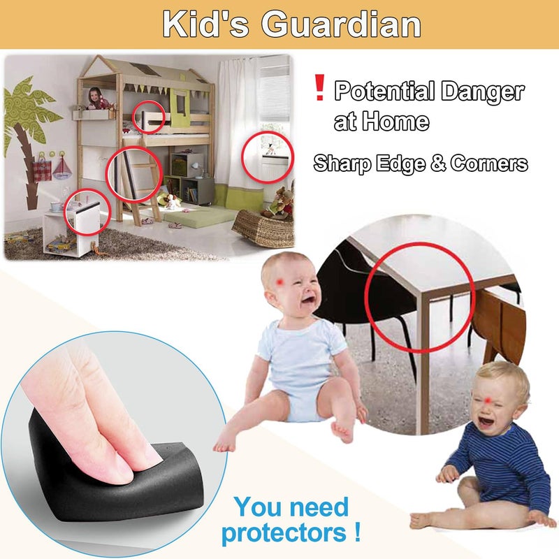 Dekukar (8 Pack) Corner Protectors for Kids, Upgraded Foam Soft Corner Guards Baby Safety Furniture Table Sharp Corner Protection, Self-Adhesive Cushion Bumpers, Pre-Taped for Direct Use - Image 5