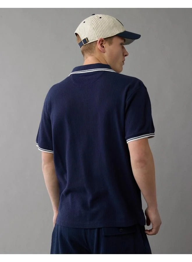 American Eagle AE 24/7 Mesh Polo Shirt