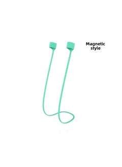 For Airpods3 Headset Anti-lost Rope Silicone Magnetic Anti-lost Lanyard Apple Pro2 Bluetooth Headset Anti-lost Rope-Color:"Magnetic" Mint Color-Model:Bare Metal Without Packaging