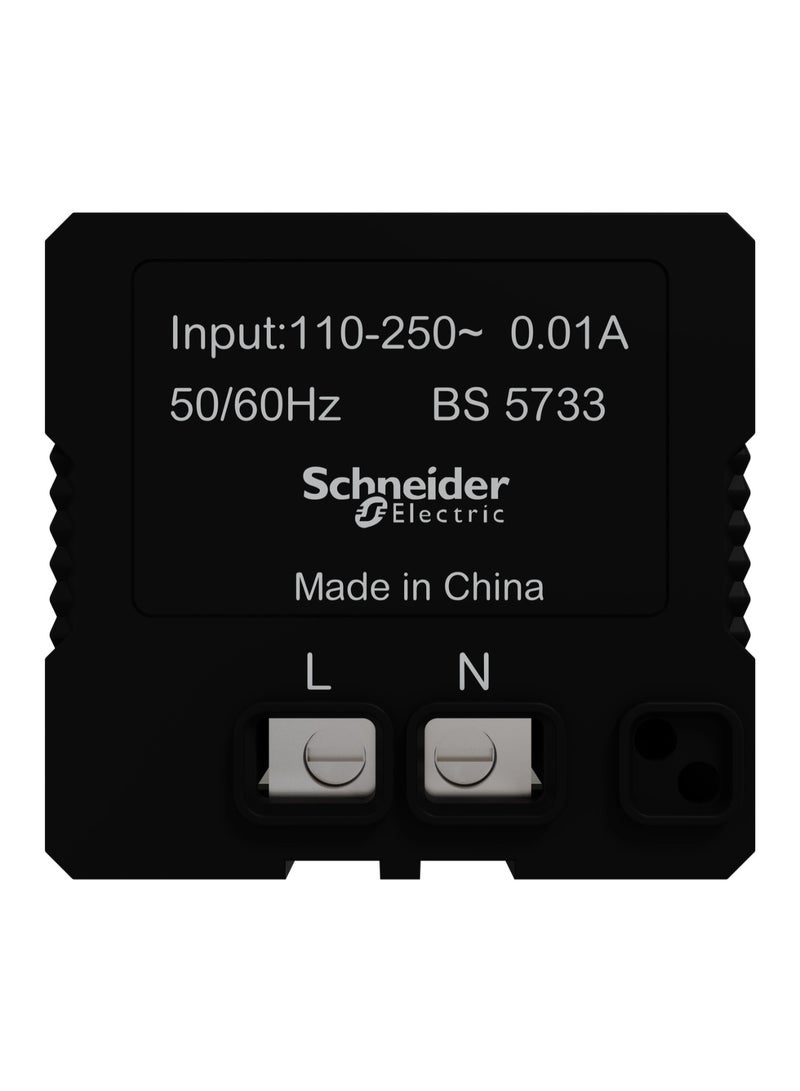 Schneider Electric Miluz E Doorbell Buzzer - 2 Module, White - Image 5