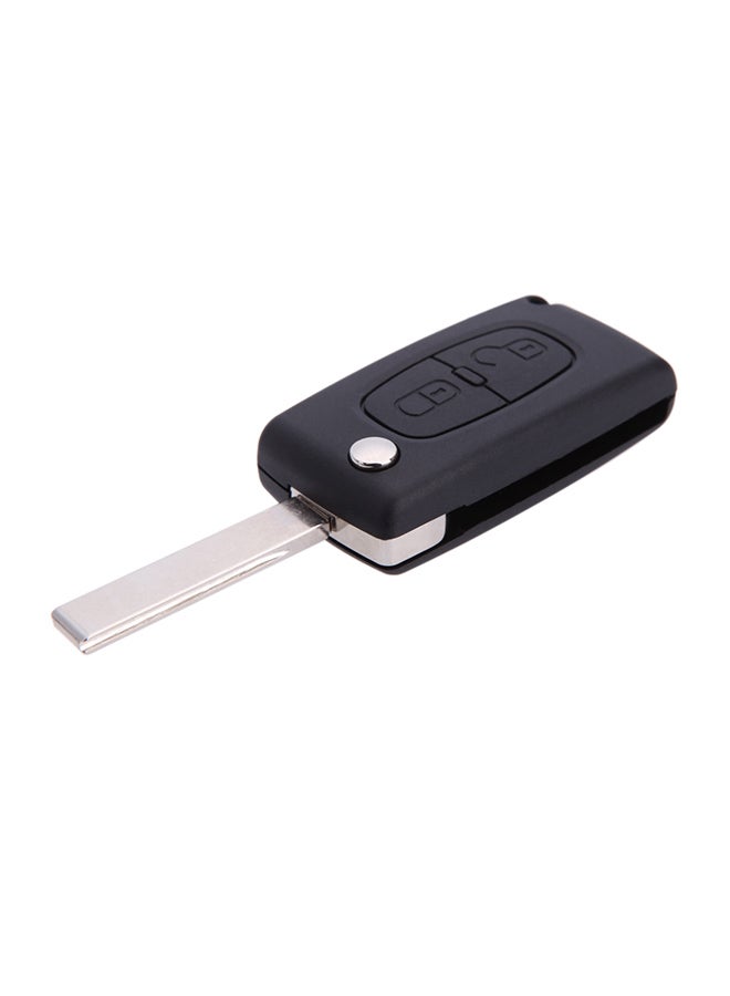 Smart Remote Flip Key Shell Case For Peugeot - Image 1