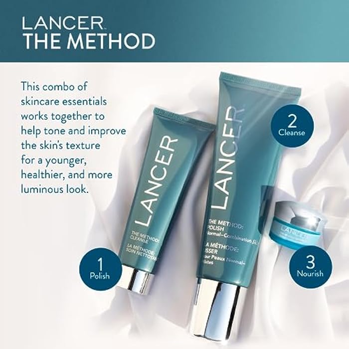 Lancer Skincare The Method: Cleanse Face Cleanser, Daily Face Wash with Salicylic Acid, Normal-Combination Skin, 2 Fluid Ounces - Image 3