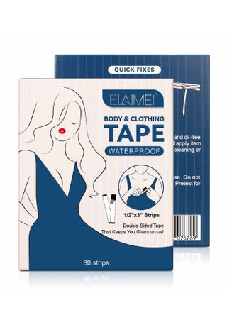 مزدوج الجانب الجسم والشرائط الملابس، شريط الأزياء للملابس، موزع القابل للتصرف والشرائط المقاومة للماء للمرأة - 80 شريط - pzsku/Z71E06038DE31D0E474FBZ/45/1757312717/5b01cb6a-c24e-497b-911d-9efa31dab2c2