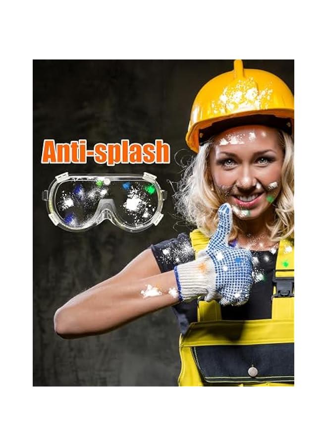 Arabest Anti-Fog Indirectly Vented Lab Safety Goggles Over Glasses  - Image 4