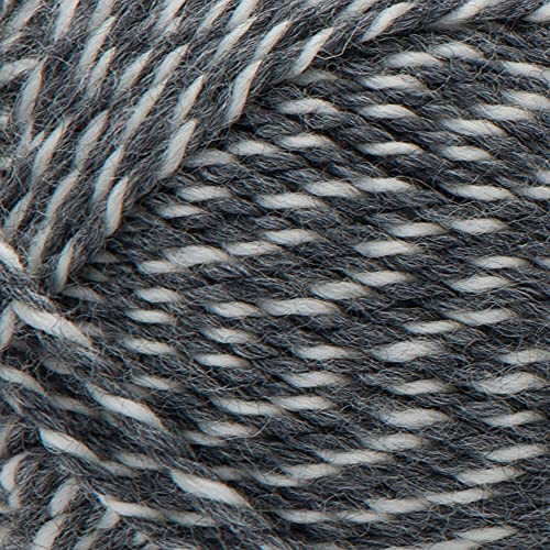 Patons Classic Wool Yarn, 3.5oz, Gauge 4 Medium, 100% Wool Dark Grey Marl - For Crochet, Knitting & Crafting - Image 2