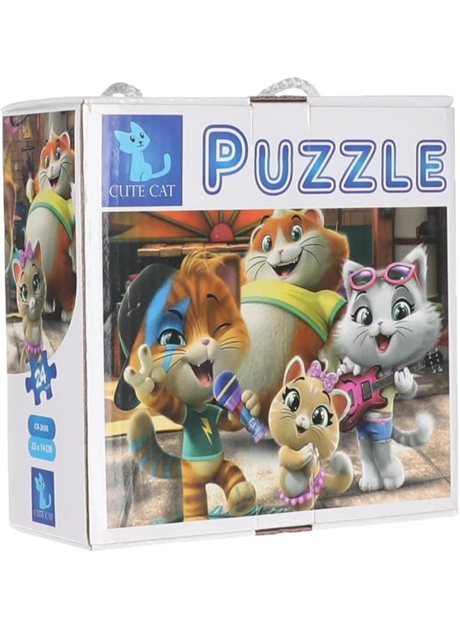 Cute Cat 44 Cats Jigsaw Puzzle - 2in1 - Image 1