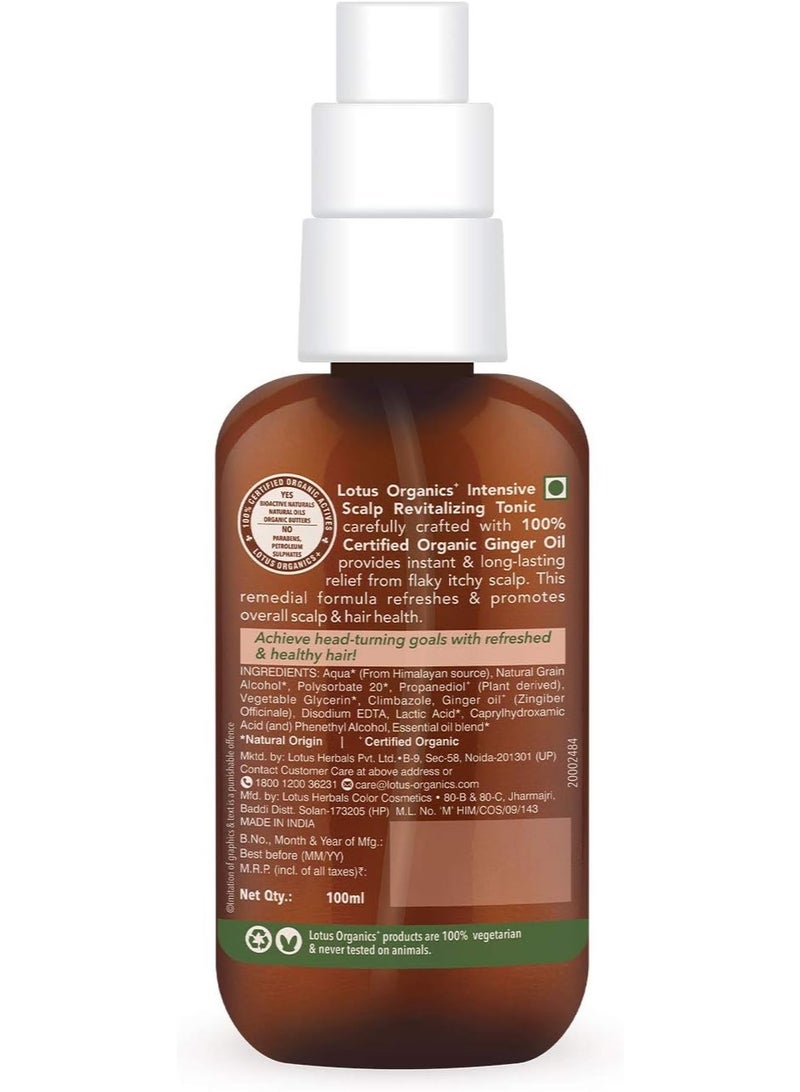Lotus Organics+ Lotus Organics+ Intensive Scalp Revitalizing Tonic 100ml - Image 2