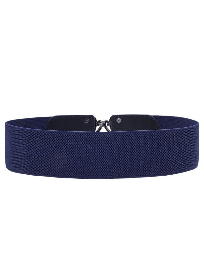 Syuer - Womens Vintage Wide Elastic Stretch Waist Belt Retro Cinch Belt - Image 1