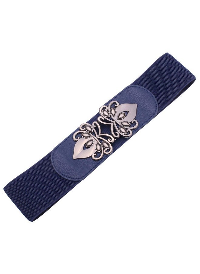 Syuer - Womens Vintage Wide Elastic Stretch Waist Belt Retro Cinch Belt - Image 1