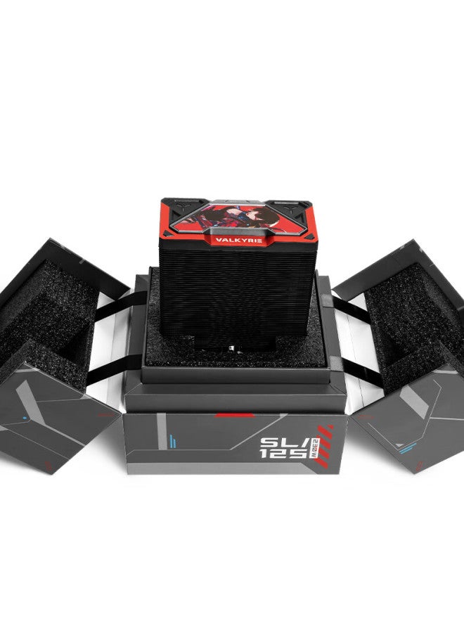 Valkyrie Sl125 Loki Vk Cpu Air Cooler With 6 Heat Pipes Pure Copper Base Support Lga1700 Am5 Argb Lighting Effects X12 Fan - Image 4