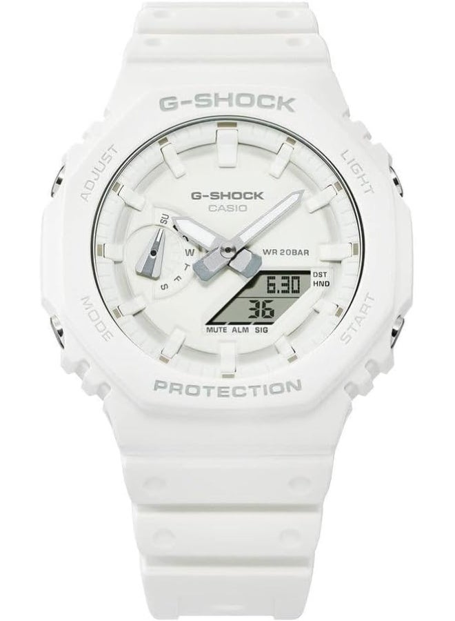 G-SHOCK Casio G-Shock GA-2100-7A7DR Analog-Digital World Time Watch - White - Image 1