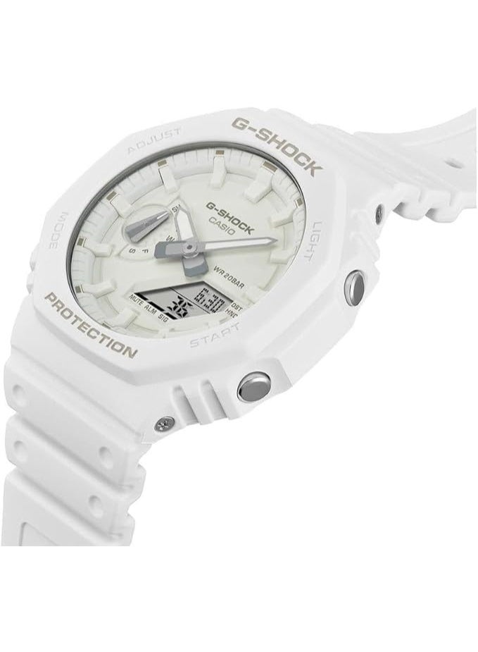G-SHOCK Casio G-Shock GA-2100-7A7DR Analog-Digital World Time Watch - White - Image 2