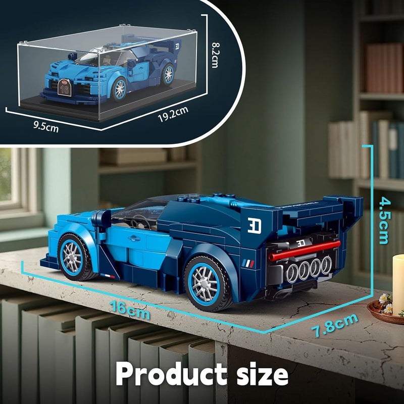 mould king 27001 Speed Champion GT Car Building Kits, MOC Racing Car Toys Model, Vehicle Blocks Set Suitable for Boys to Build, House Decoration Gifts for Kids and Adults 27001 (336 Pcs) - Image 3