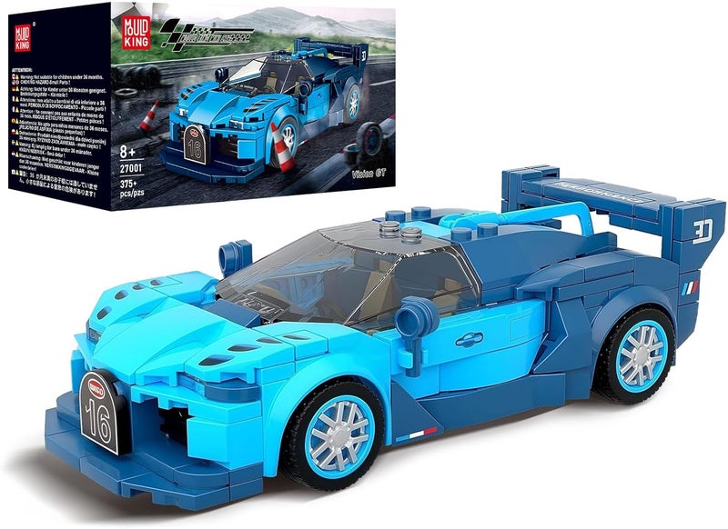 mould king 27001 Speed Champion GT Car Building Kits, MOC Racing Car Toys Model, Vehicle Blocks Set Suitable for Boys to Build, House Decoration Gifts for Kids and Adults 27001 (336 Pcs) - Image 1