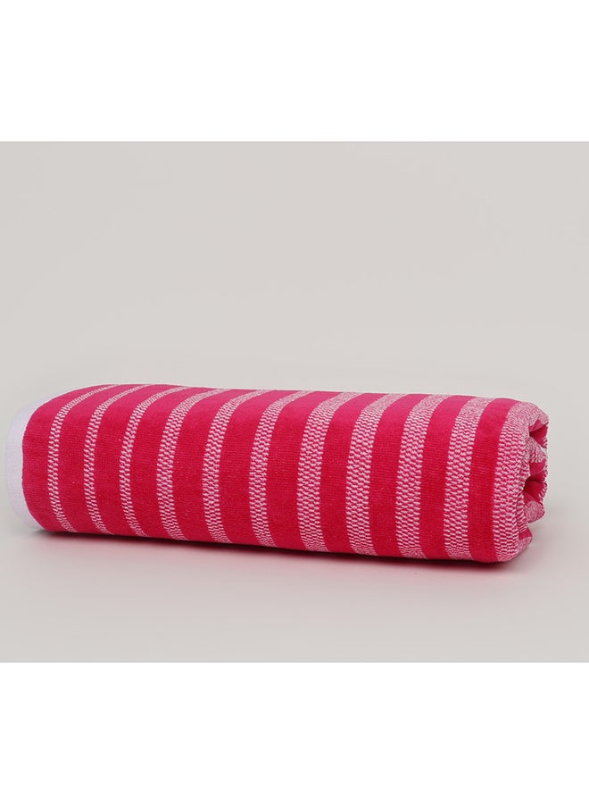 White Rose Towel OASIS S - 450 GSM - 100% Cotton Velour - Bath Sheet 80x160 cm -MultiColour - Modern Stripe Design - Luxury Touch - Extra Absorbent - Image 5