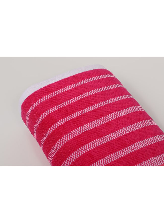 White Rose Towel OASIS S - 450 GSM - 100% Cotton Velour - Bath Sheet 80x160 cm -MultiColour - Modern Stripe Design - Luxury Touch - Extra Absorbent - Image 2