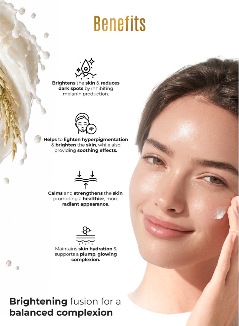 Malika Koji Rice Kojic Acid Cream | Skin Brightening Cream | visibly brightens knees and elbows | Korean Skin Care - Image 4