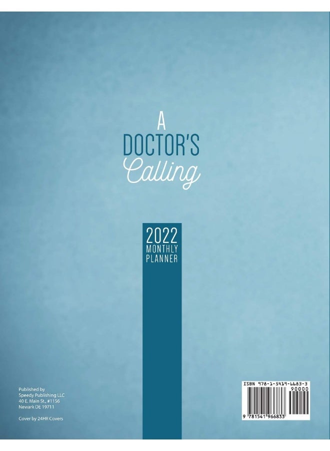 A Doctor's Calling: 2022 Monthly Planner - Image 2