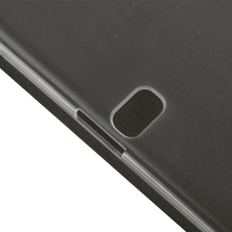 For Galaxy Tab Pro 10.1 / Sm-T520 Frosted Texture Flip Leather + Transparent Trosted Plastic Case With Holder(Pink) - Image 5