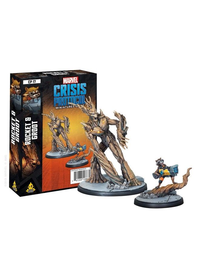 Atomic Mass Games Marvel Crisis Protocol Rocket And Groot Character Pack ; Miniatures Battle Game ; Strategy Game For Adults And Teens ; Ages 14+ ; 2 Players ; Avg. Playtime 90 Minutes ; Made By - Image 3
