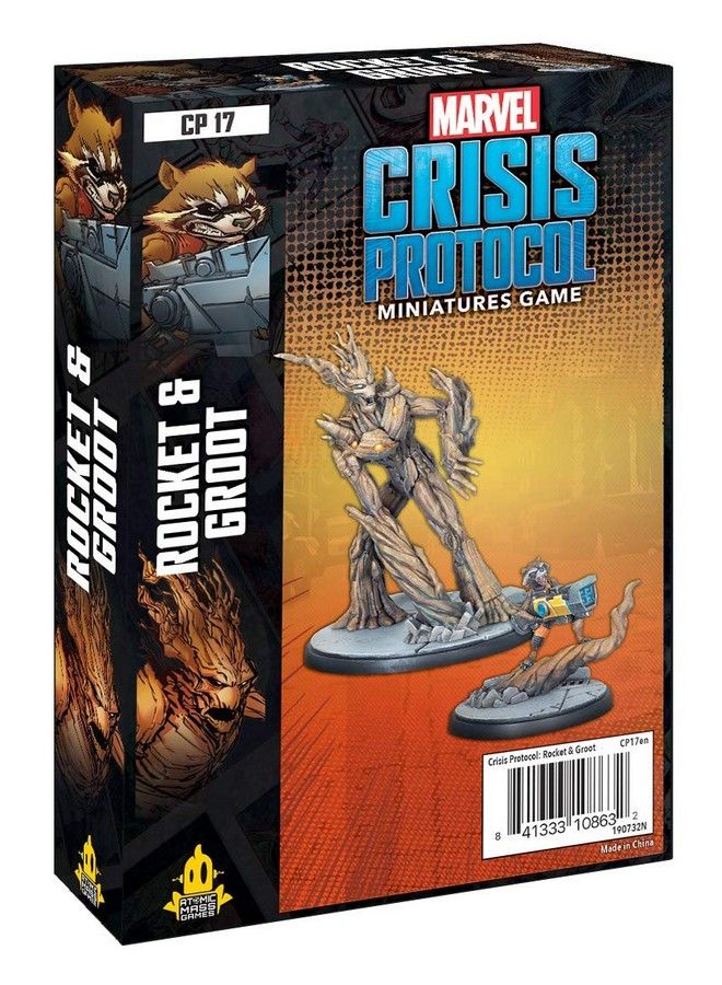 Atomic Mass Games Marvel Crisis Protocol Rocket And Groot Character Pack ; Miniatures Battle Game ; Strategy Game For Adults And Teens ; Ages 14+ ; 2 Players ; Avg. Playtime 90 Minutes ; Made By - Image 2