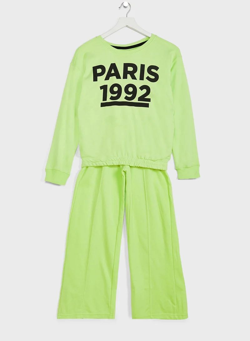 Ripples Sweatshirt And Joggers Set