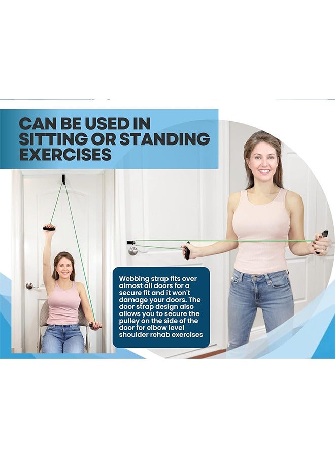 جي أس بكرة الكتف للعلاج الطبيعي مع دليل التمرين -تحسن قوة الكتف ونطاق حركتها -تقلل الألم، وتساعد في شفاء العضلات -معدات العلاج الطبيعي (أخضر) - Image 4