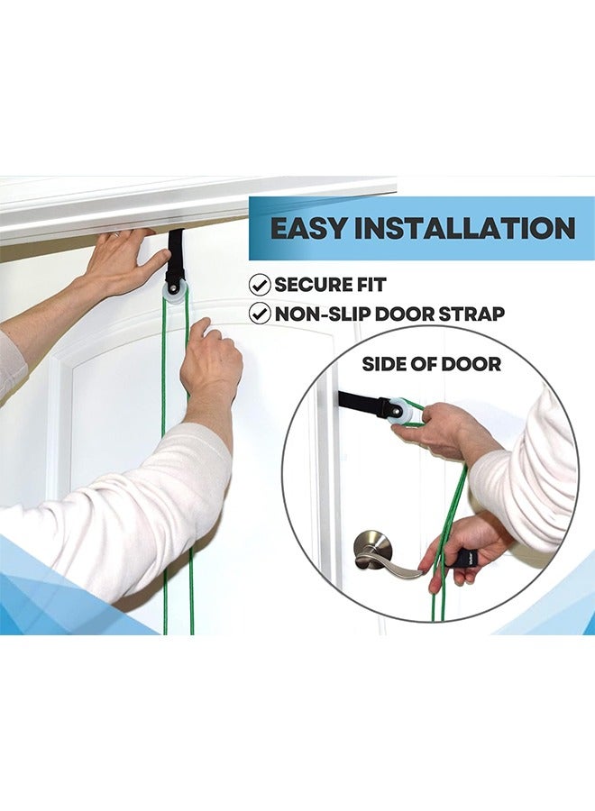 جي أس بكرة الكتف للعلاج الطبيعي مع دليل التمرين -تحسن قوة الكتف ونطاق حركتها -تقلل الألم، وتساعد في شفاء العضلات -معدات العلاج الطبيعي (أخضر) - Image 3