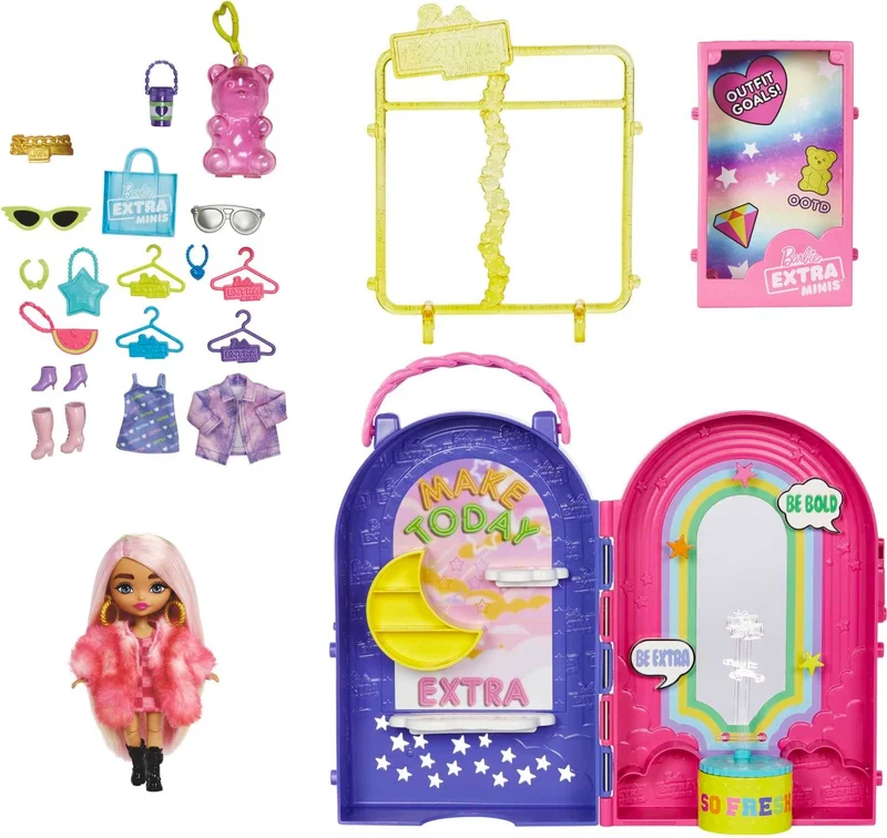 Barbie ® Extra Boutique Set with ® Mini Toys, Dolls and Accessories