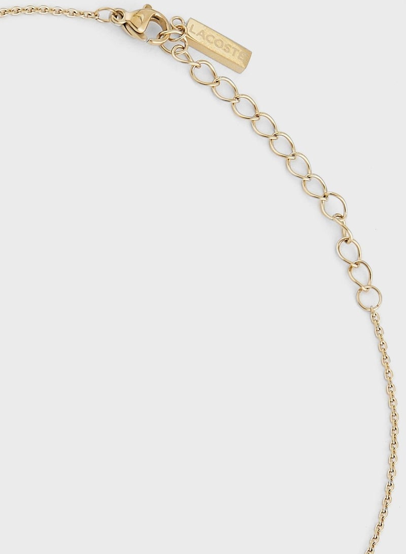 لاكوست قلادة قصيرة مطلية بالأيونات - Image 3