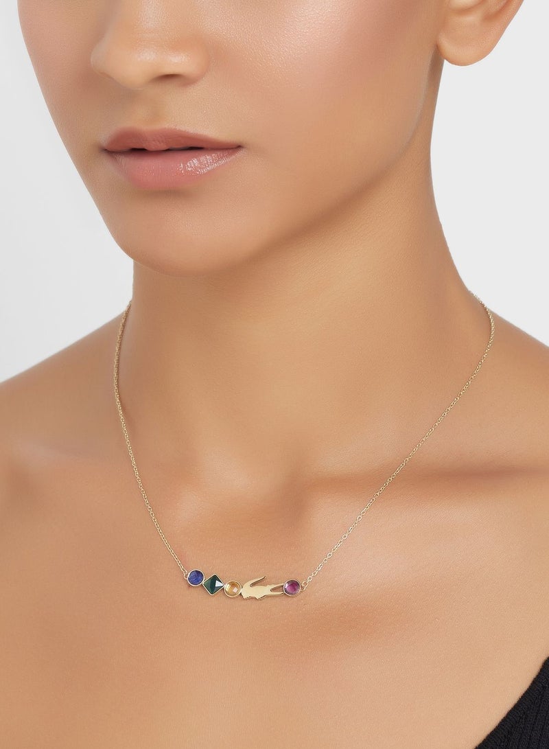 لاكوست قلادة قصيرة مطلية بالأيونات - Image 5