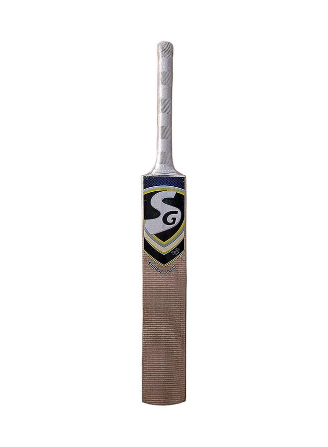 SG Sierra Plus Cricket Bat For Mens and Boys (Beige, Size - 4) | Material: Kashmir Willow | Lightweight | Free Cover | Ready to play | For Intermediate Player - Image 2