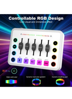 XiuWoo Podcast Equipment Bundle, BM800 Condenser Podcast Microphone Bundle Kit with F9 Live Sound Card, Streaming Audio Mixer Studio All-in-one Beginner Podcast Package for Recording YouTube TikTok  - Image 3