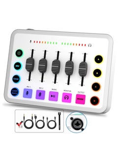 XiuWoo Podcast Equipment Bundle, BM800 Condenser Podcast Microphone Bundle Kit with F9 Live Sound Card, Streaming Audio Mixer Studio All-in-one Beginner Podcast Package for Recording YouTube TikTok  - Image 2