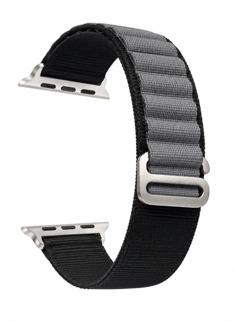 49/46/45/44/42MM Nylon Sport Watch Band Breathable Waterproof Smart Watch Strap with Metal Buckle Comfortable
