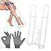 JFMkaer Upgraded ExtraLarge Compression Sock Aid Device Sock Aids for Compression Stocking Helper Device for Putting on Hosiery 14 in or More 2024 Design White - Image 1