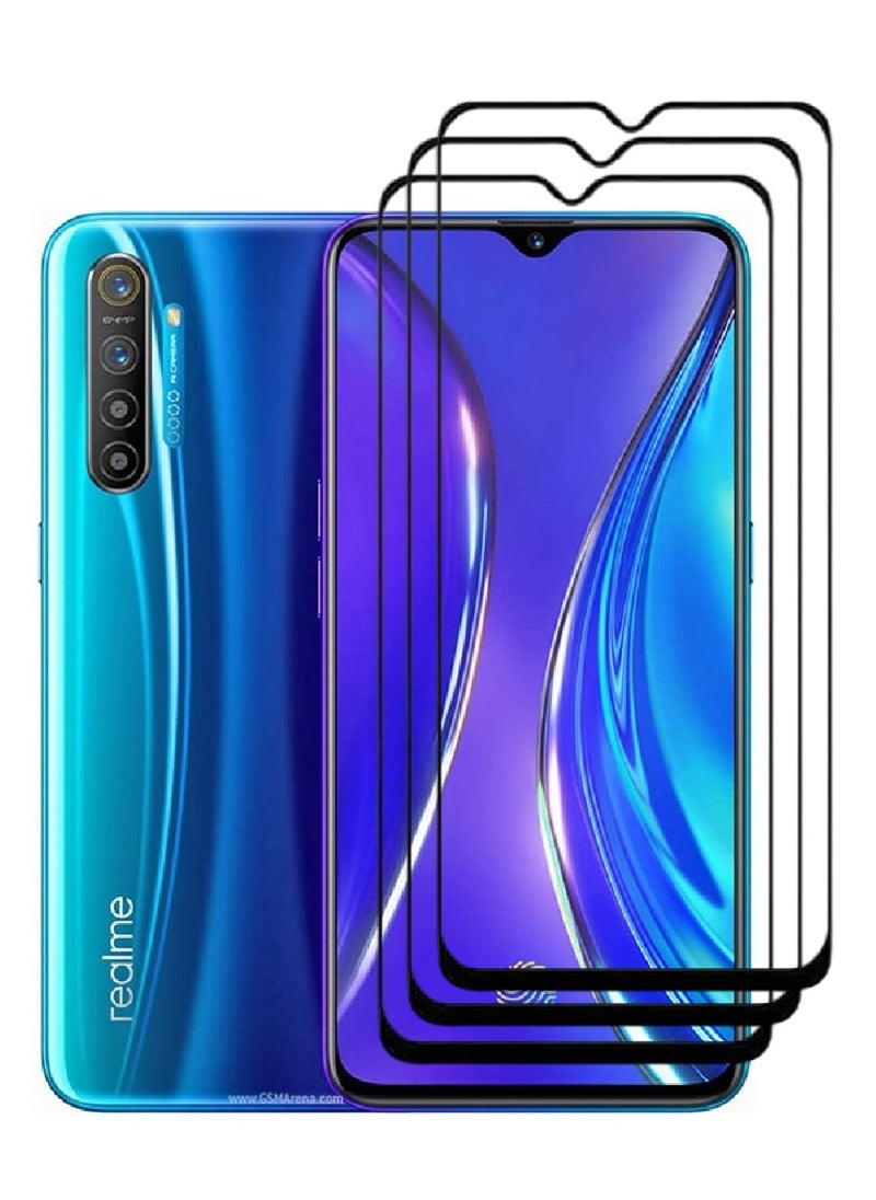AINA 3 Pieces Tempered Glass Screen Protector 5D Designed For Realme X2 Full Glue Edge to Edge Full Screen Coverage And Bubble Free - Image 1