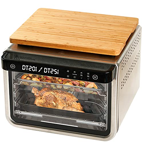 Umilife Cutting board for Convection Toaster Oven, Compatible with Ninja DT201/DT251 Foodi Air Fryer, with Heat Resistant Non-Skid Silicone Feet, Creates Storage Space, Protects Cabinets Cupboard, 16.3x13.1” - Image 1