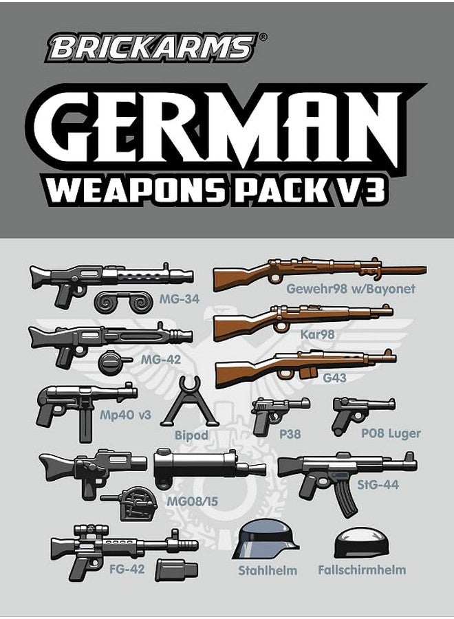 German Minifigure Weapons Pack V3