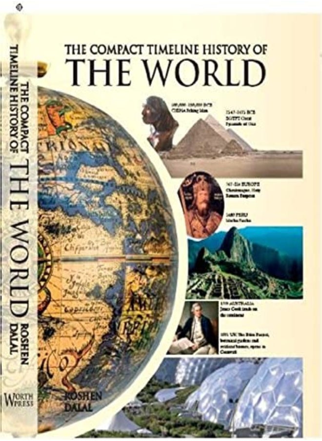 Compact Timeline History Of The World by Editors of Worth Press Hardcover 
