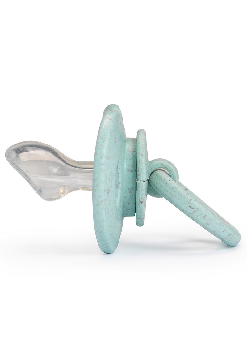 Elli Junior Elodie Details - Bamboo Pacifier Silicone - Aqua Turquoise  - Image 2