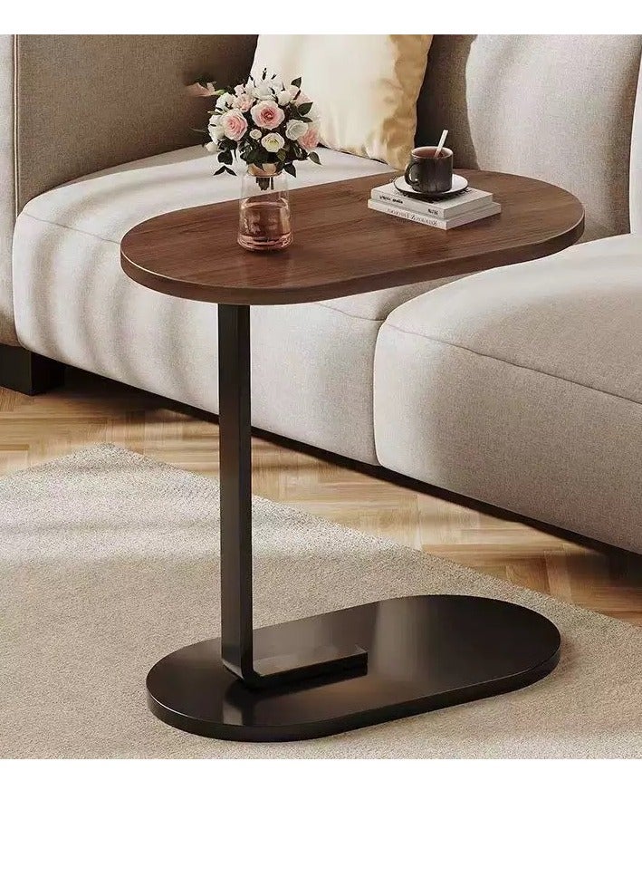 Generic Shaped End Table, Side Table for Couch and Bed, Small Side Table, TV Tray Table for Small Spaces, Living Room, Bedroom, Rustic Snack Table 45*30*63CM  - Image 1